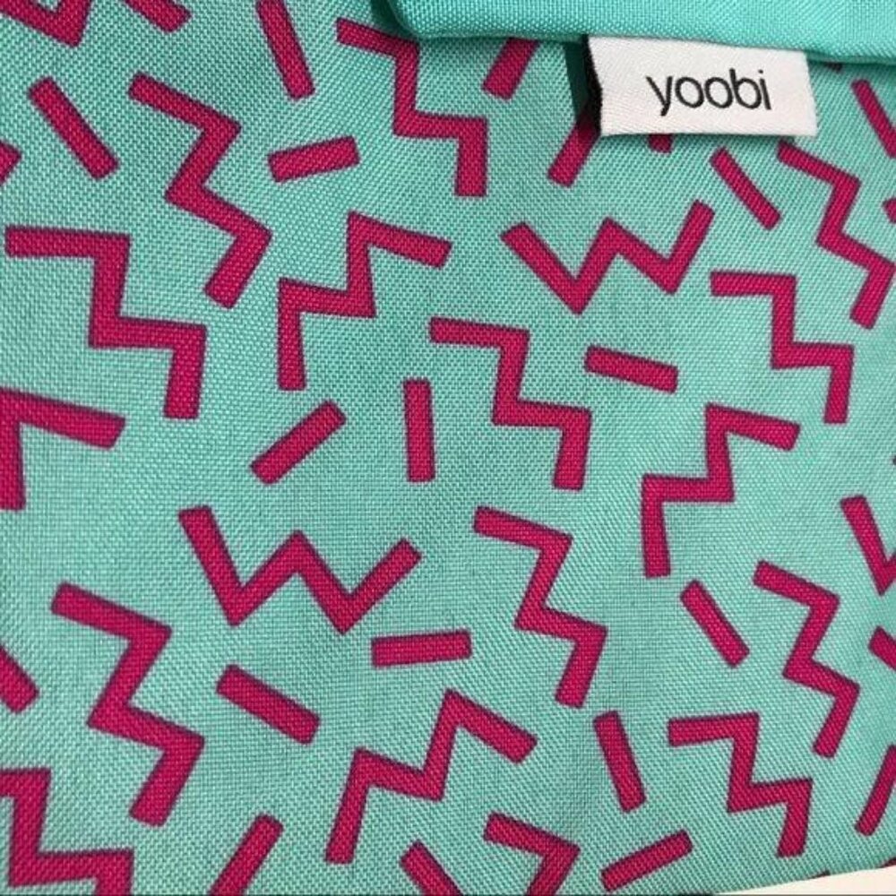 Yoobi 2 Piece Binder Zip Case Set Flamingo & Zigzag Design - Picture 6 of 8